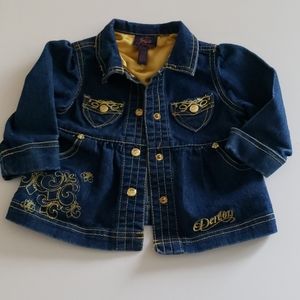 Dereon denim jacket 6-9months